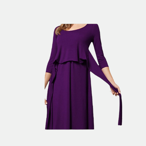 PLUM NURSING  MATERNITY DRESS