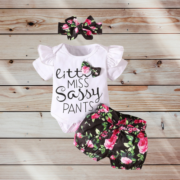 Little Miss Sassy Bodysuit Set