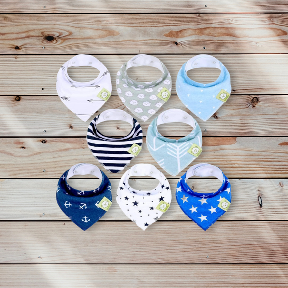 Organic Snap Bandana Bibs