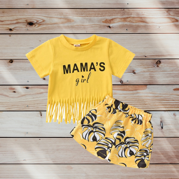 Mama’s Girl Fringed Hem