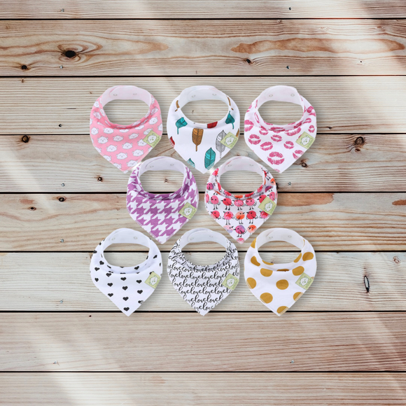 Organic Snap Bandana Bibs